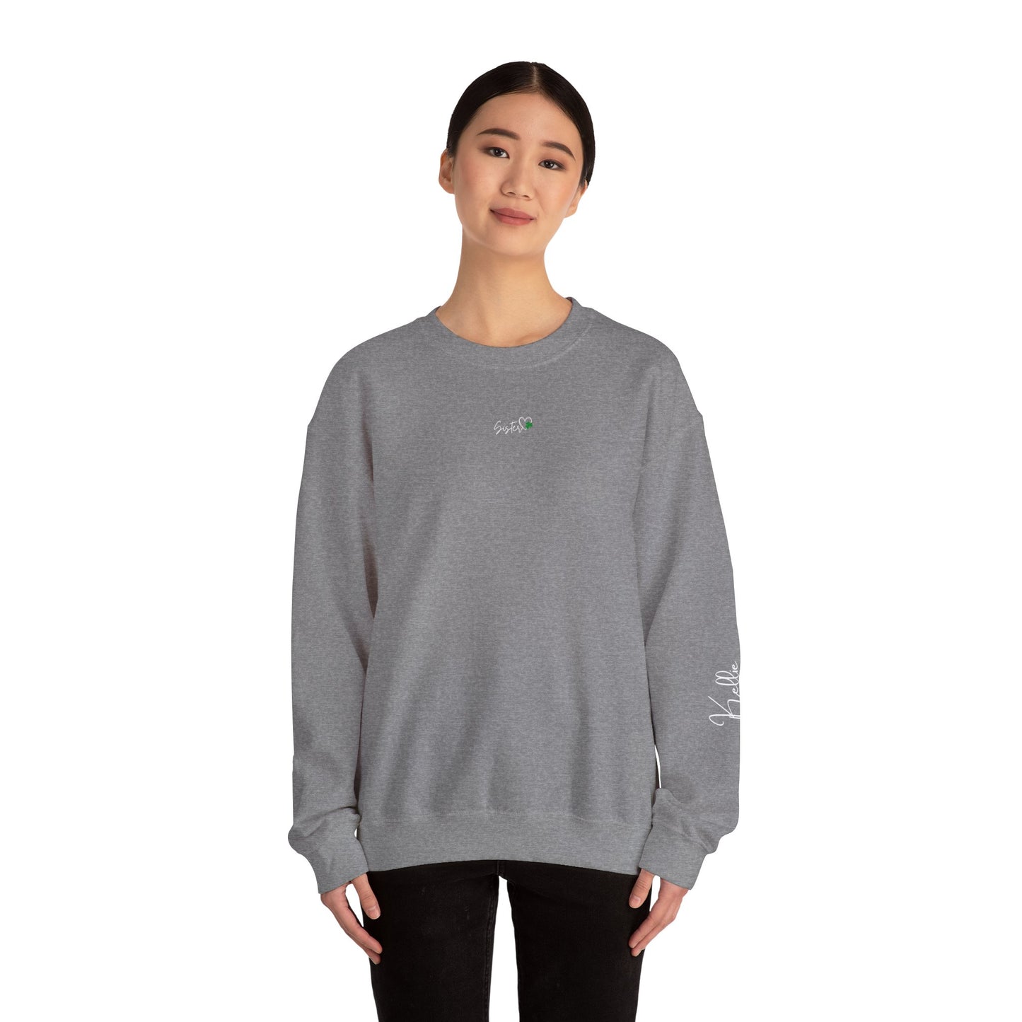 Custom Irish Sisters Sweatshirt Celebrate Sisterhood with a Touch of Irish Charm