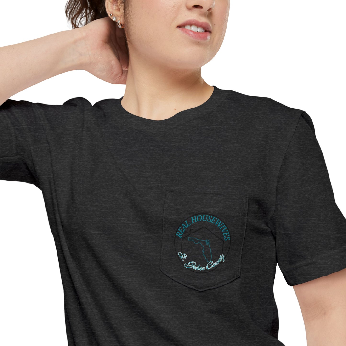 Real Housewives of St Johns County Pocket T-shirt