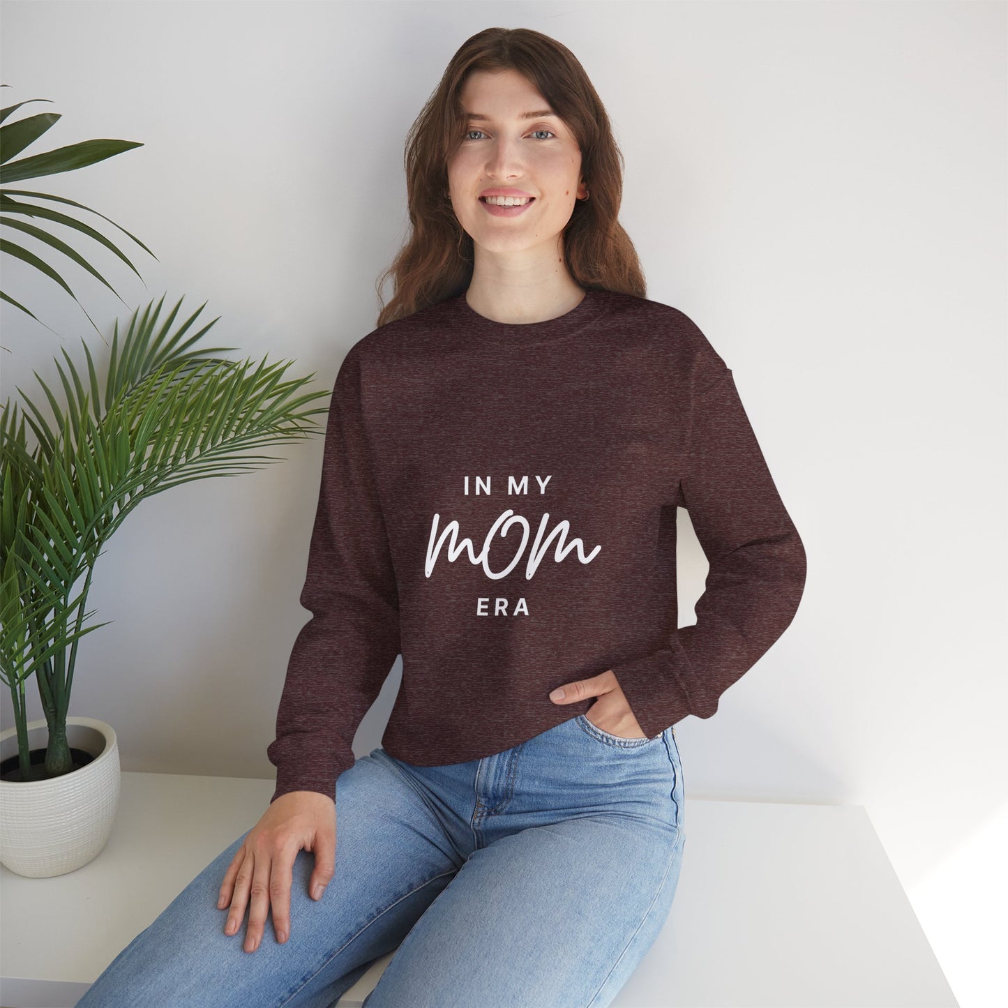 In My Mom Era Heavy Blend™ Crewneck Sweatshirt