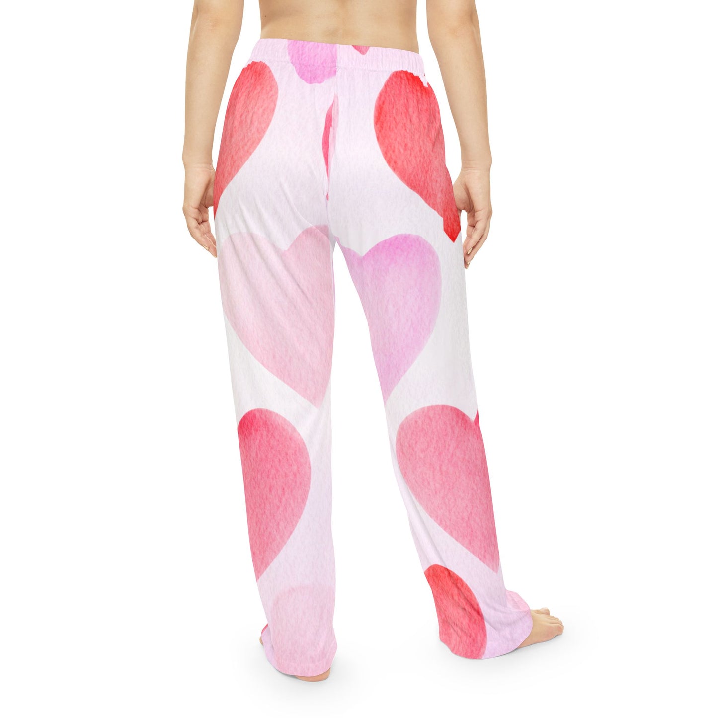 Women's Valentine's Pajama Pants Ladies Valentine's PJ Pant Valentine's Heart Print Pajama for Women