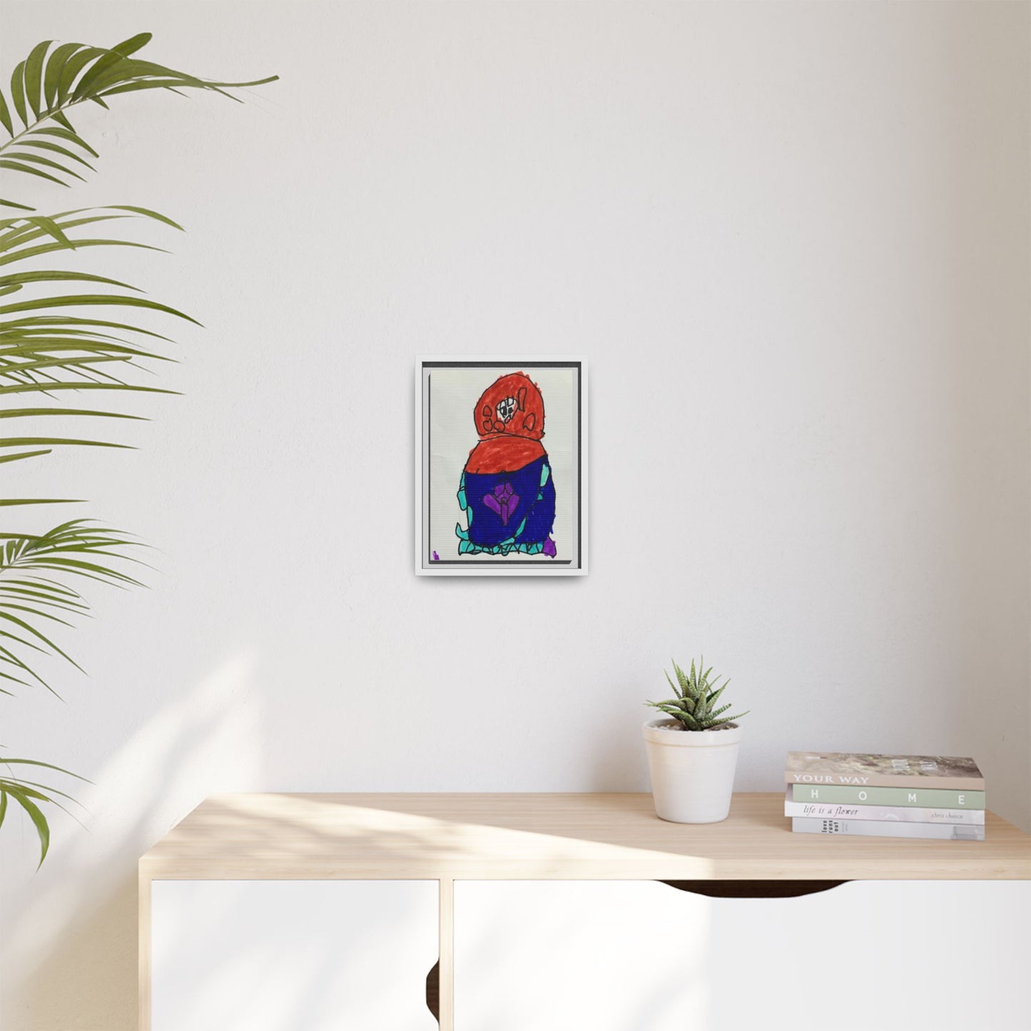 Matryoshka Doll, Babushka Dolls, Russian Nesting Dolls Matte Canvas, Framed (Multi-color)