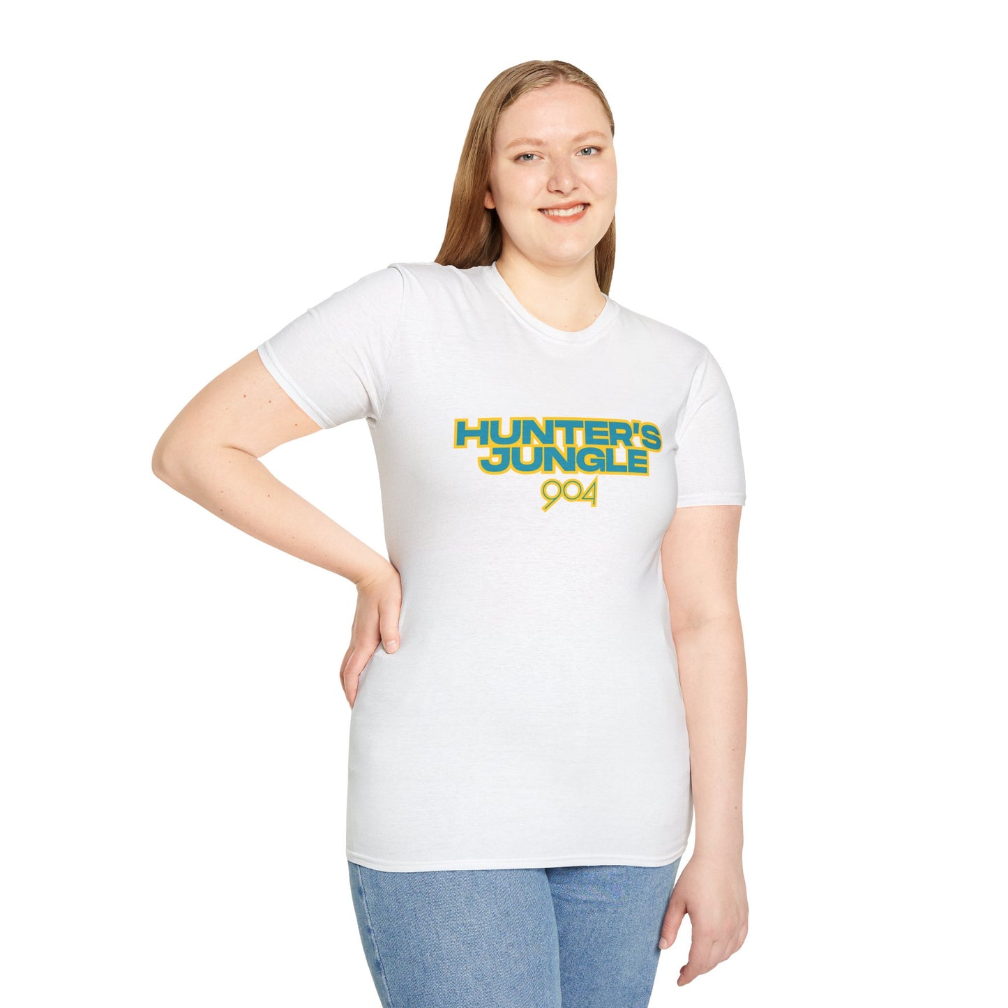 Hunter's Jungle Softstyle T-Shirt - Travis Hunter is a JAG Let's Go Duuuval