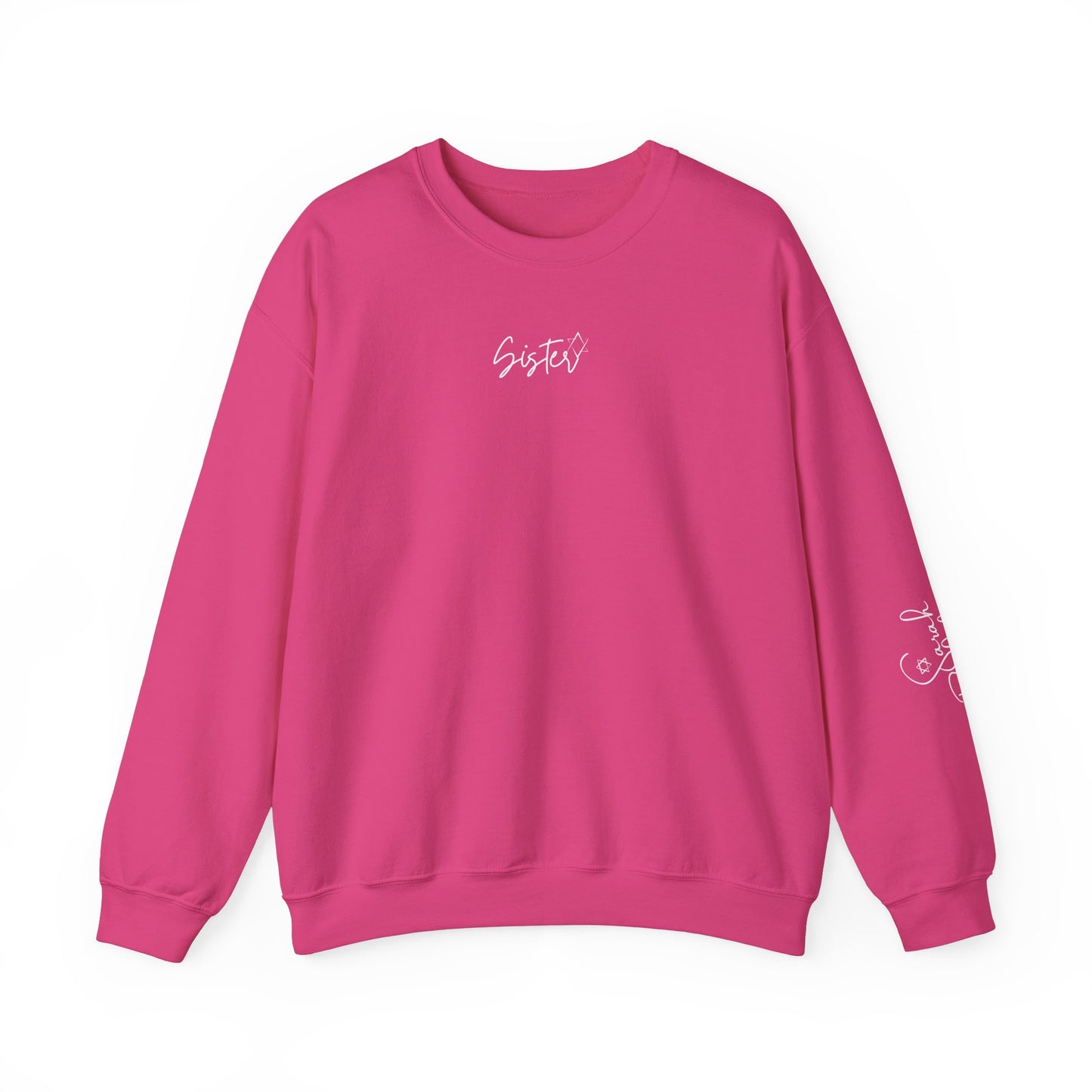 Jewish Sisters Custom Design Sweatshirt Jewish Sister Gift