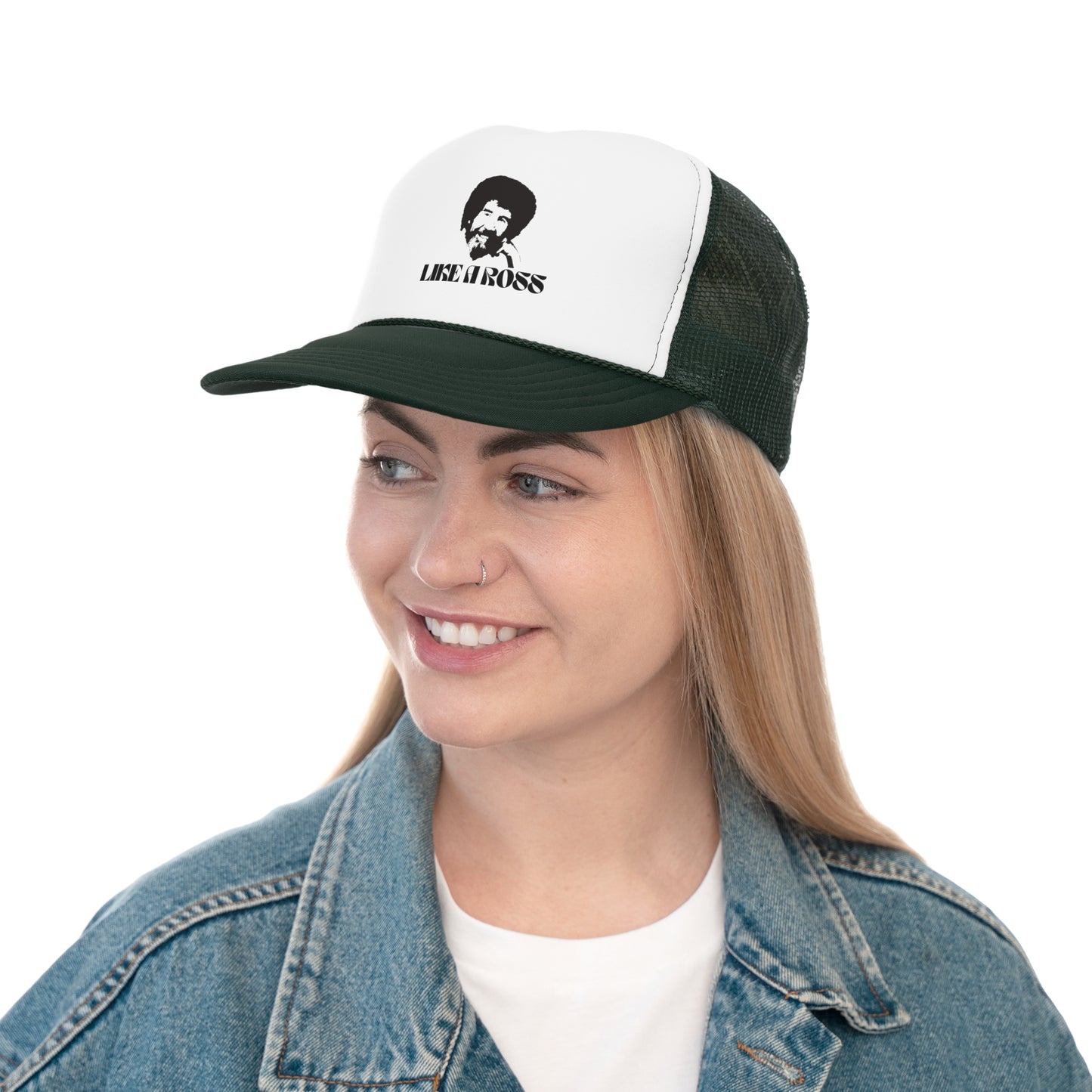 Like a Ross Trucker Cap - Happy Little Trees Ross Hat