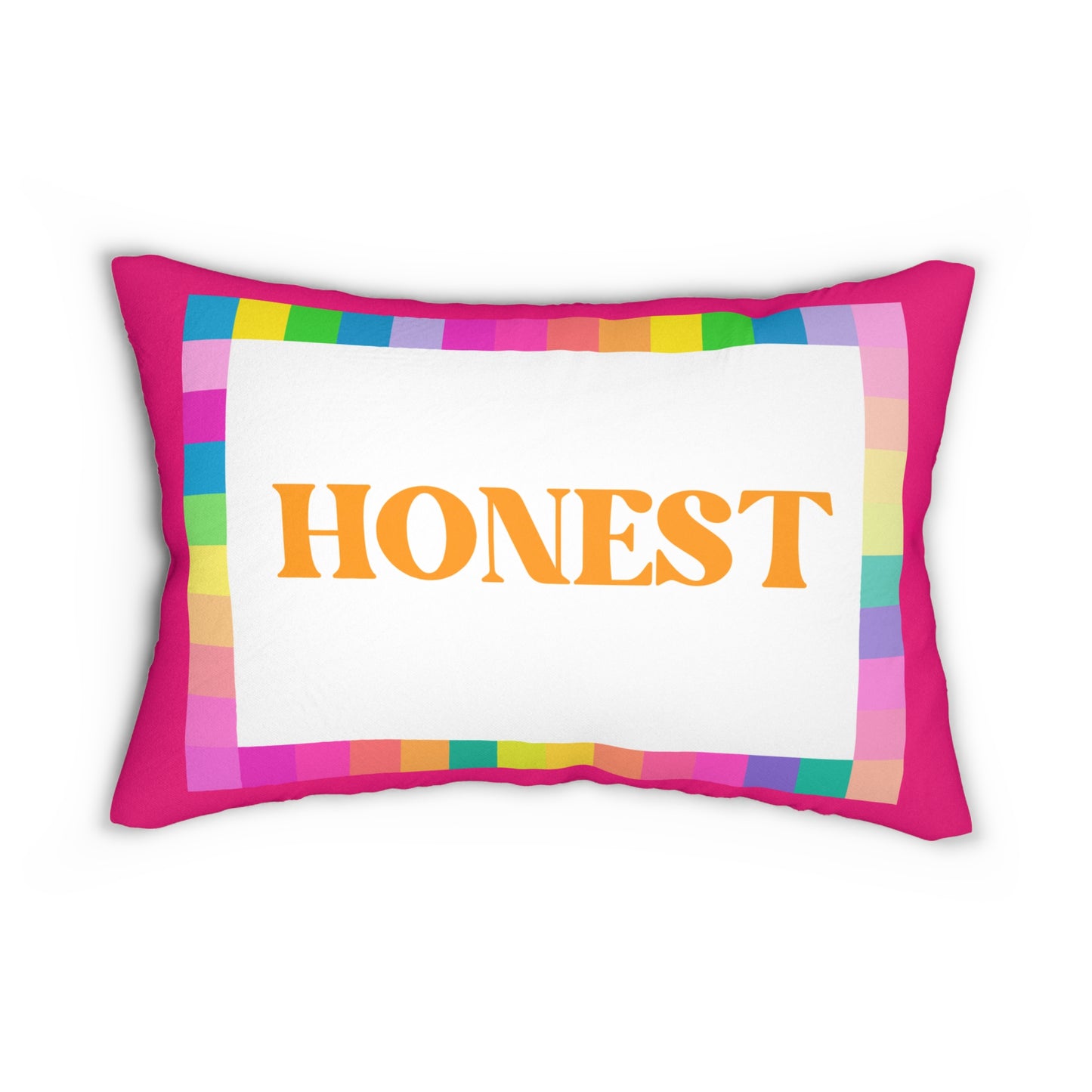 Honest but Feral or Feral and Honest Throw Pillow Furbish Inspired Pillow 20 X 14 INCH