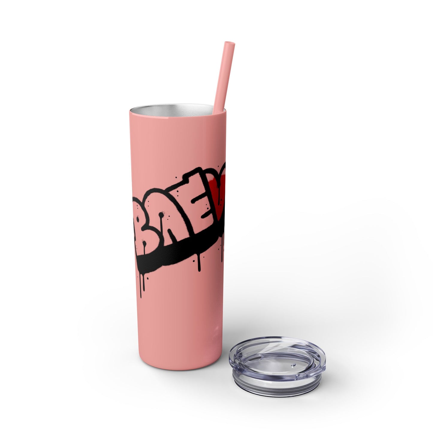 The Bae Skinny Tumbler with Straw, 20oz