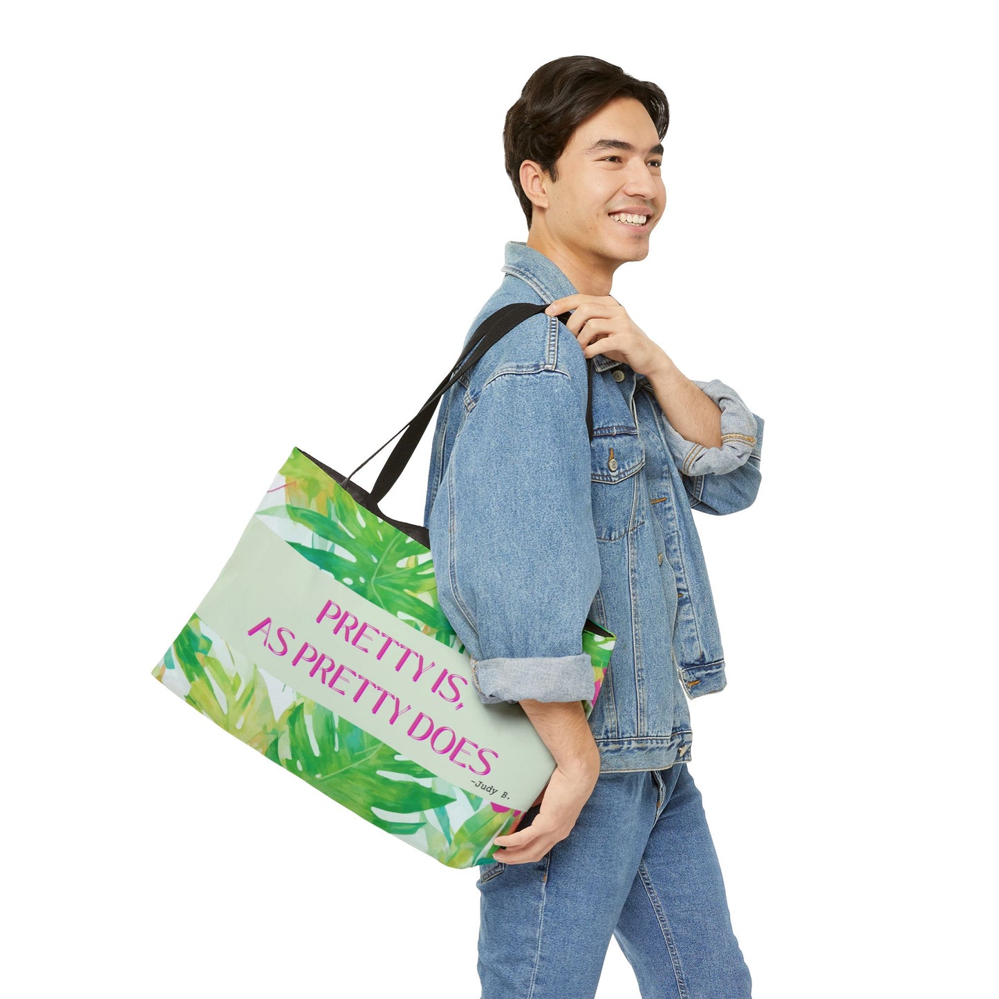 Vibrant Tropical Weekender Tote Bag - Perfect for Beach Days
