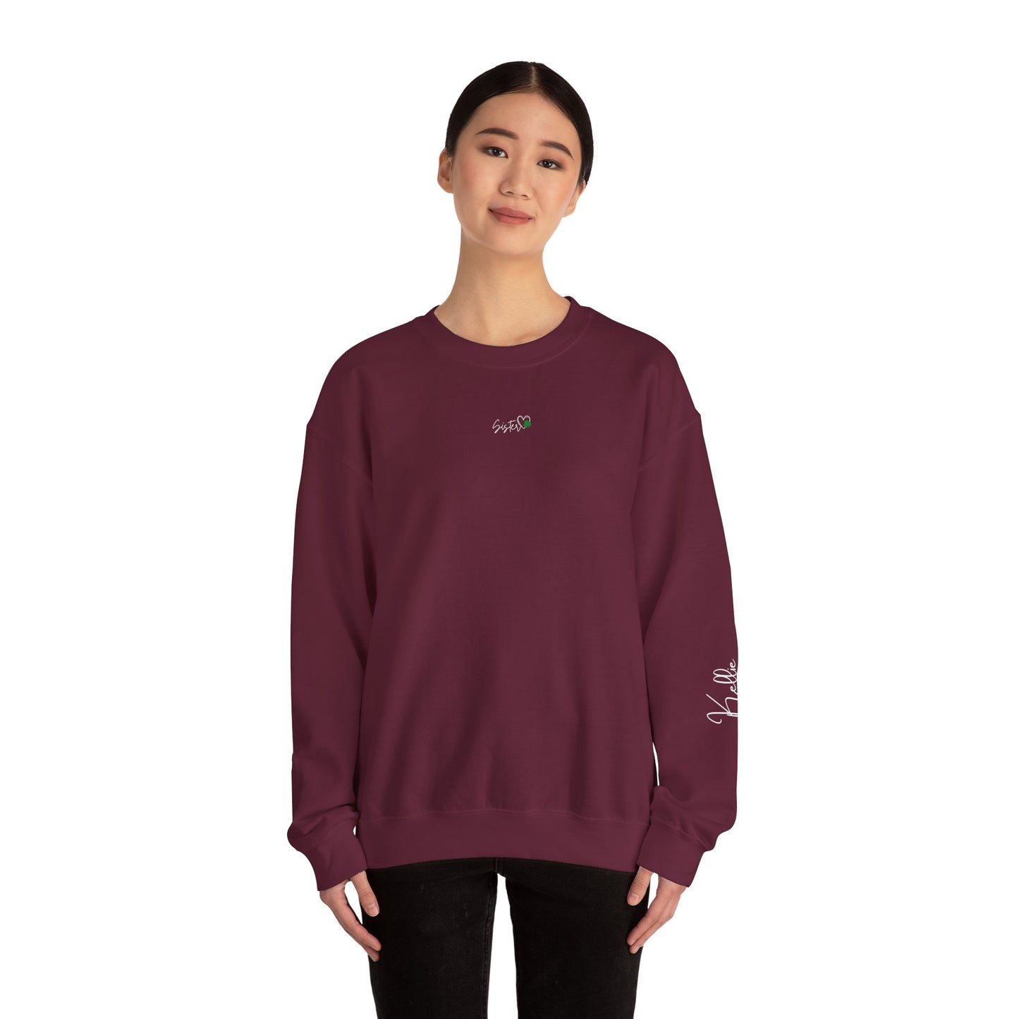 Custom Irish Sisters Sweatshirt Celebrate Sisterhood with a Touch of Irish Charm