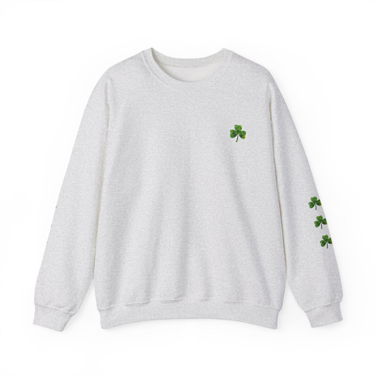 Custom Irish Flag Shamrock Sweatshirt St. Patrick's Day Sweatshirt Irish Pride Sweatshirt