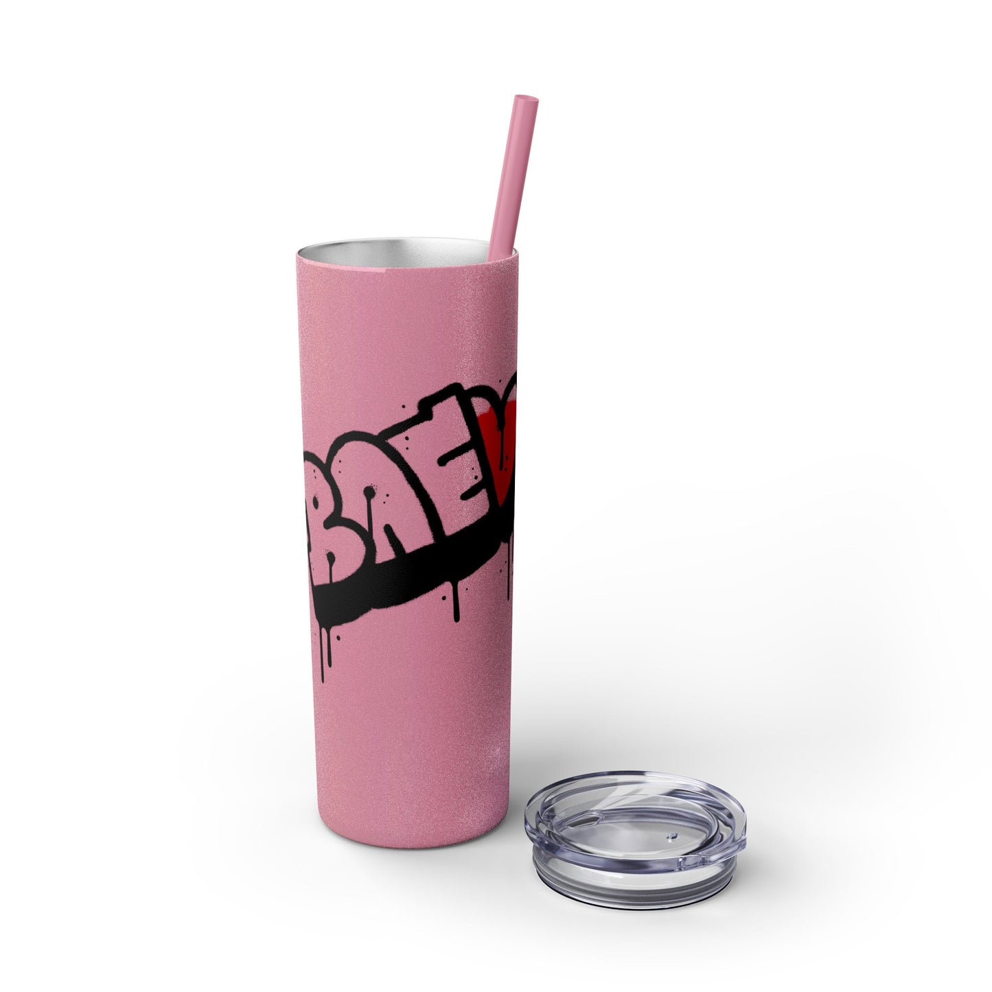 The Bae Skinny Tumbler with Straw, 20oz