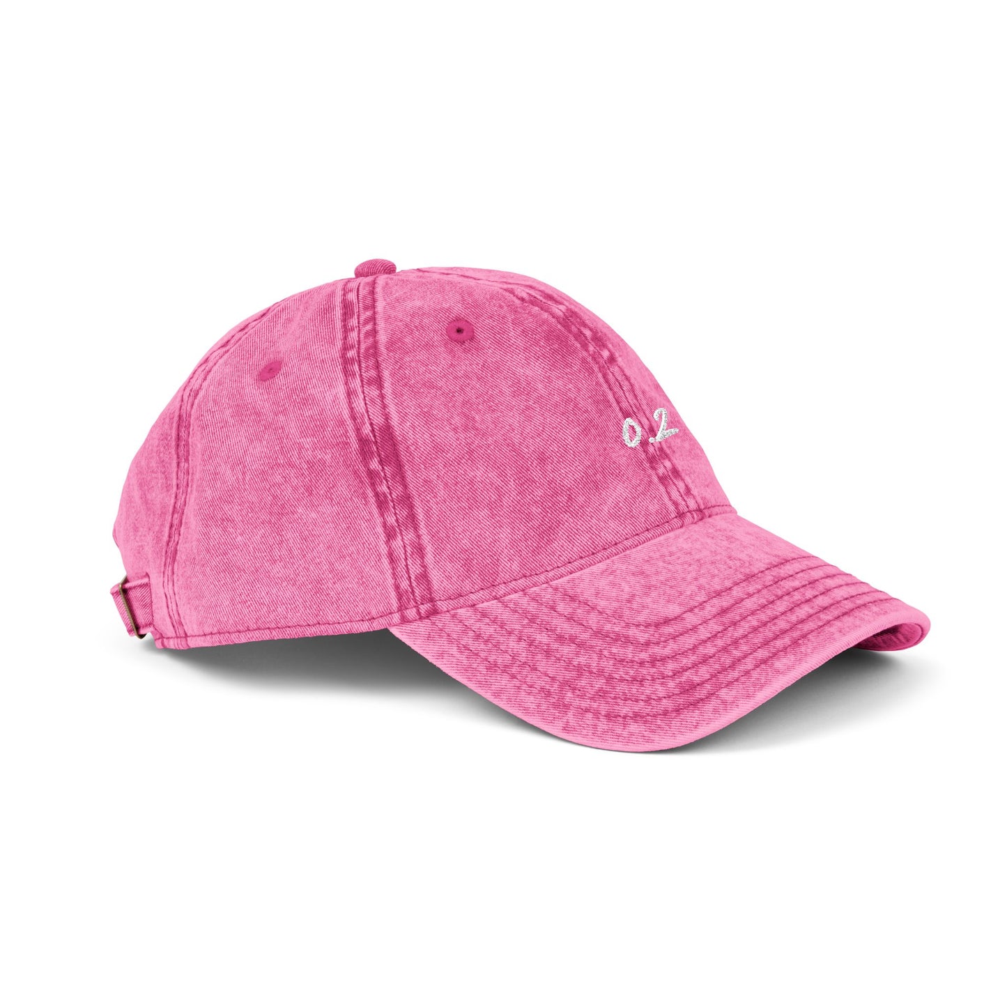 Zero Point Two Vintage Embroidered Cap Jewish Identity Hat