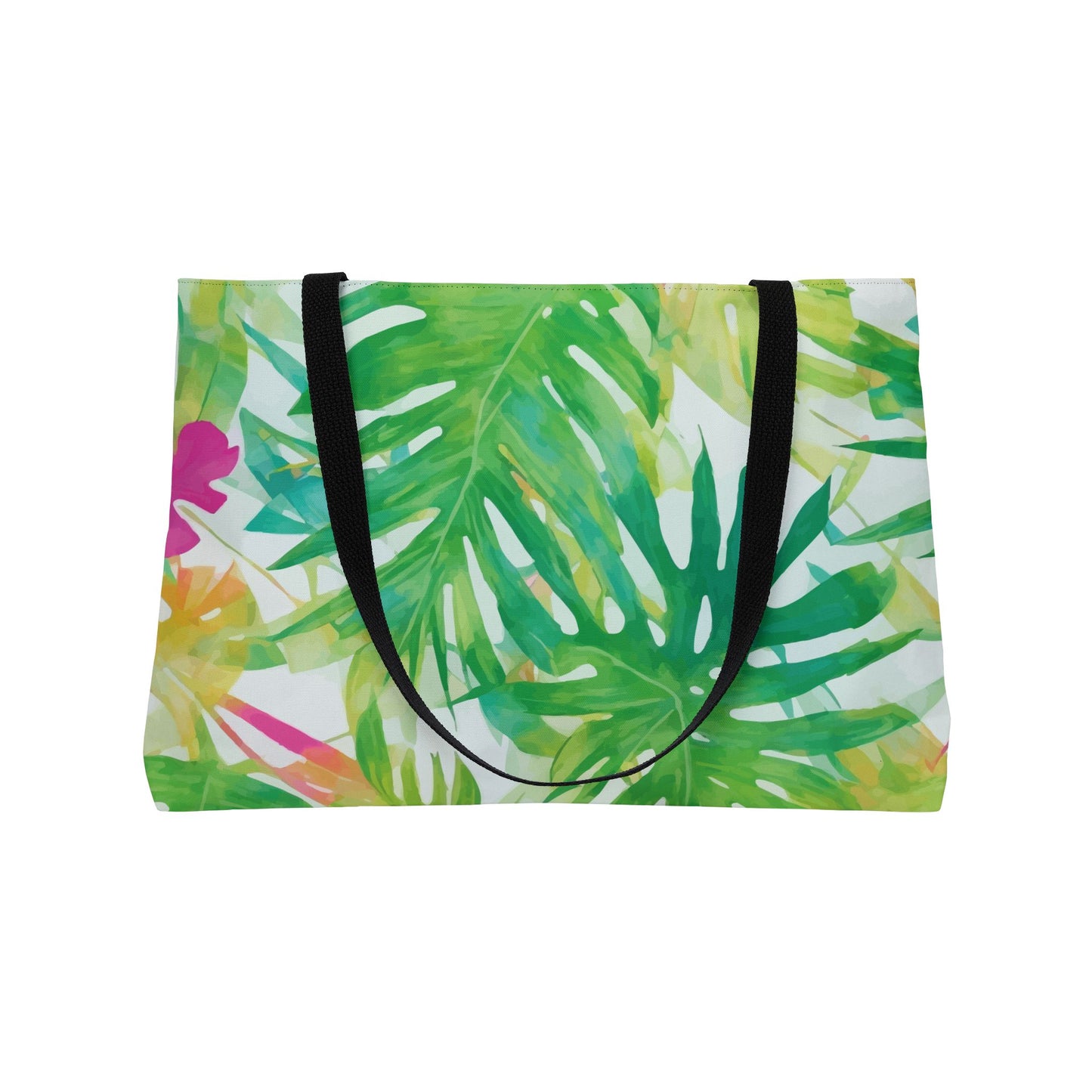 Vibrant Tropical Weekender Tote Bag - Perfect for Beach Days