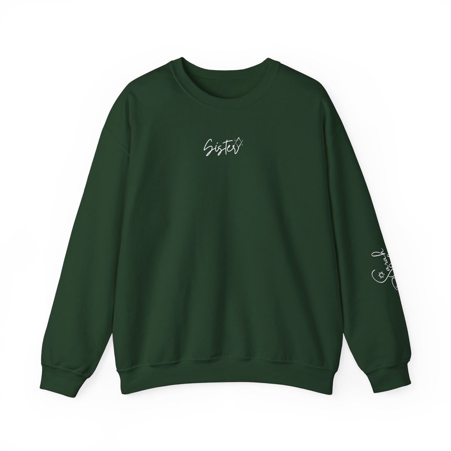 Jewish Sisters Custom Design Sweatshirt Jewish Sister Gift