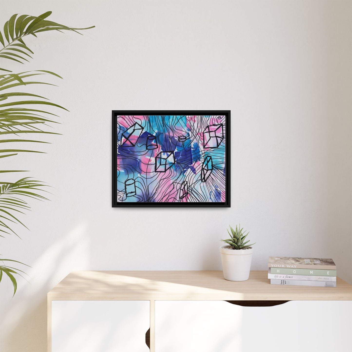 Elements of Art: Form Framed Canvas by Jackson G. Smith