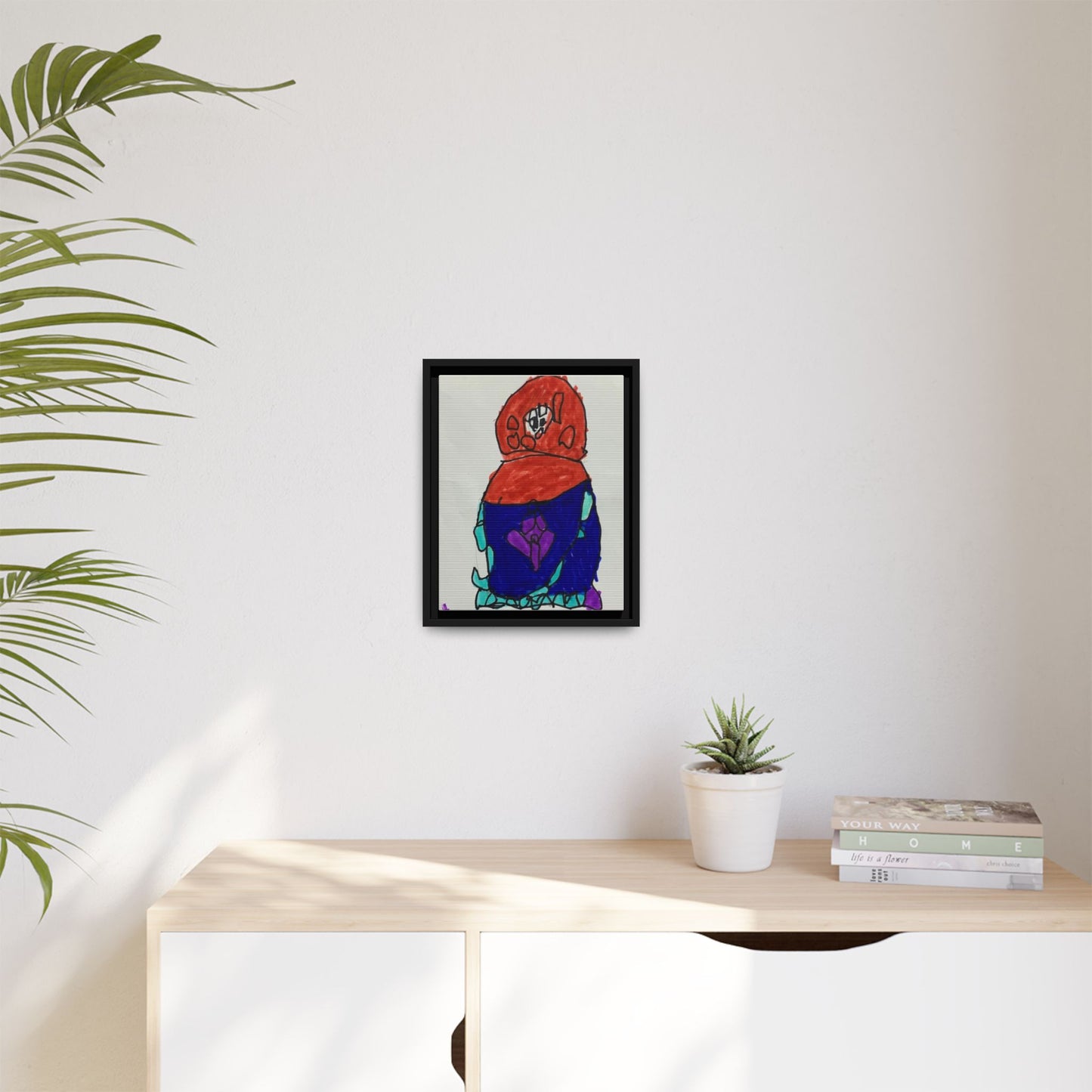 Matryoshka Doll, Babushka Dolls, Russian Nesting Dolls Matte Canvas, Framed (Multi-color)