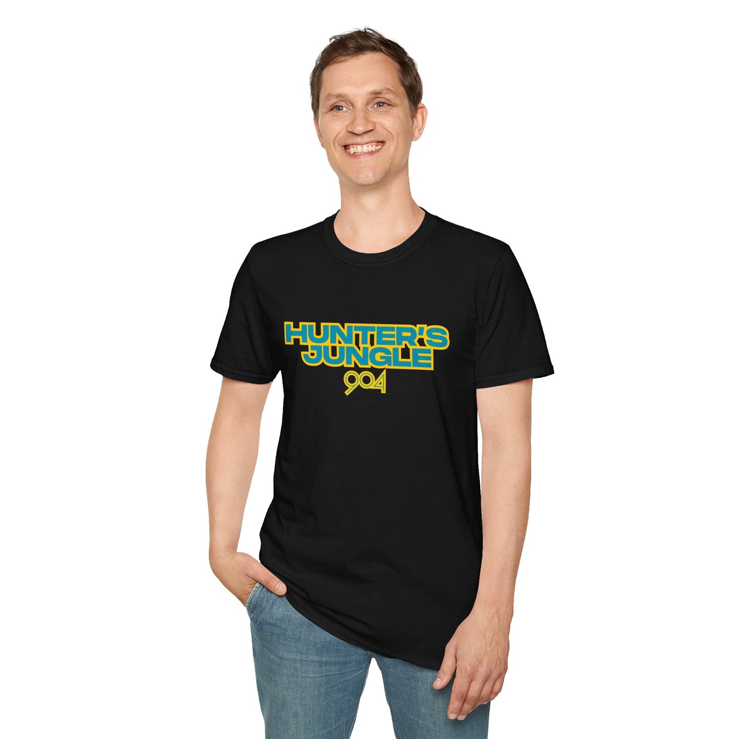 Hunter's Jungle Softstyle T-Shirt - Travis Hunter is a JAG Let's Go Duuuval
