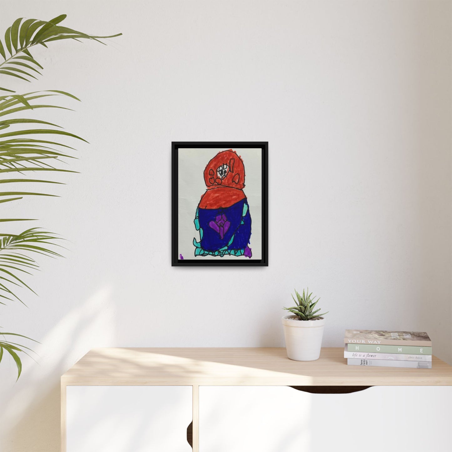 Matryoshka Doll, Babushka Dolls, Russian Nesting Dolls Matte Canvas, Framed (Multi-color)