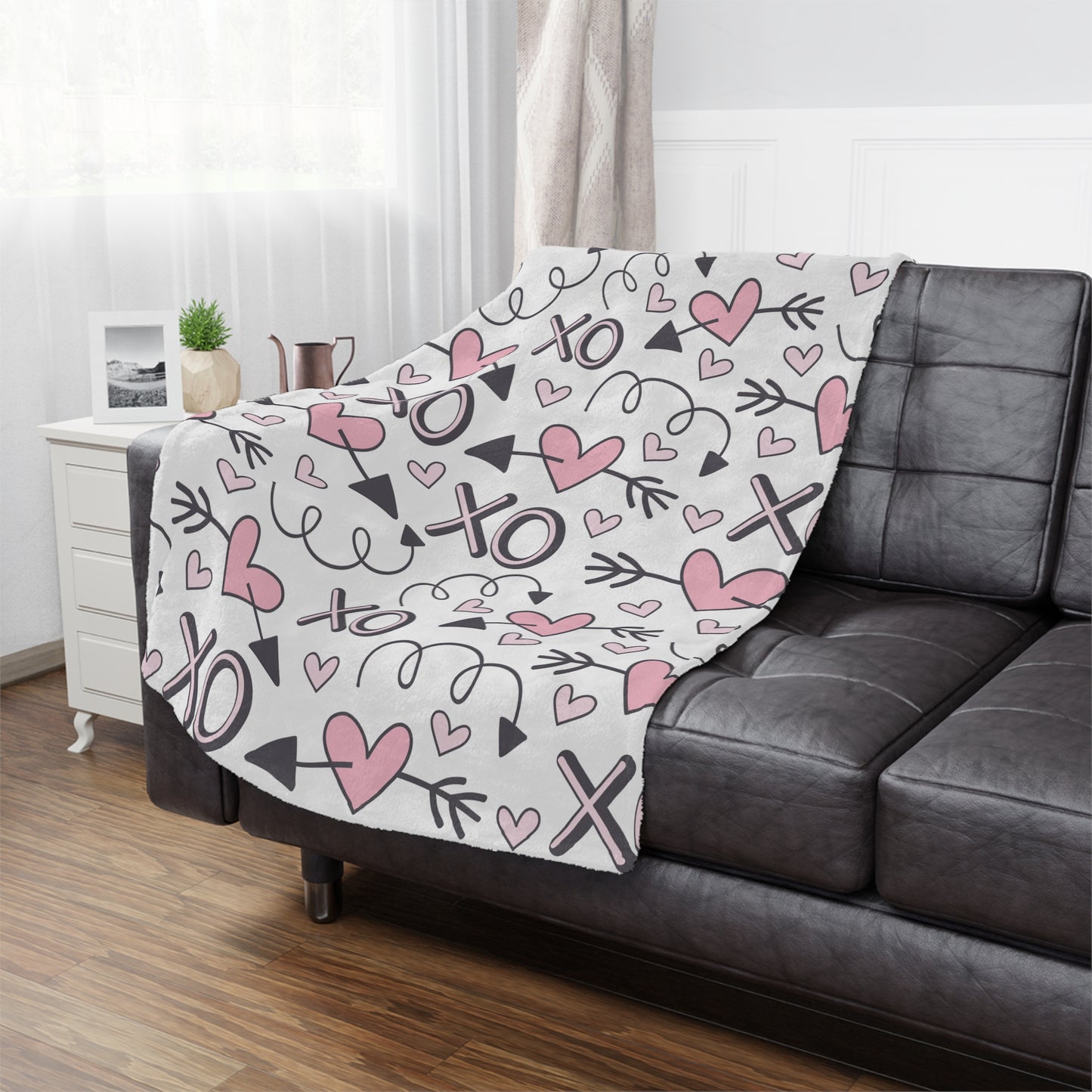 Valentine's Cozy Blanket Soft Valentines Blanket Gift for Valentine's Day