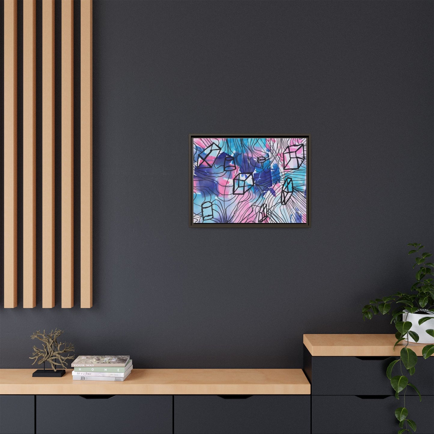 Elements of Art: Form Framed Canvas by Jackson G. Smith