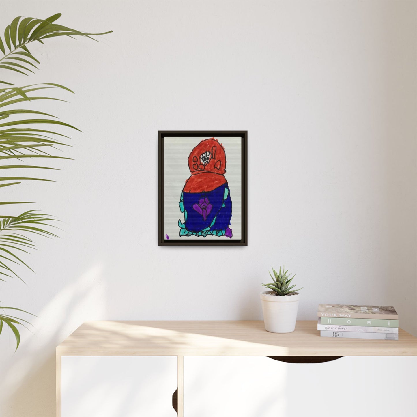 Matryoshka Doll, Babushka Dolls, Russian Nesting Dolls Matte Canvas, Framed (Multi-color)