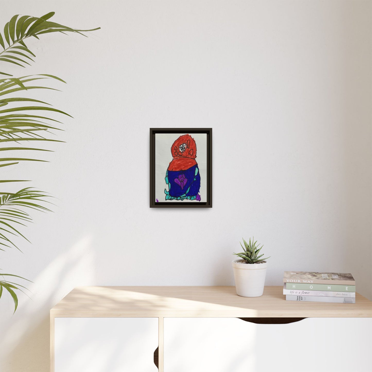 Matryoshka Doll, Babushka Dolls, Russian Nesting Dolls Matte Canvas, Framed (Multi-color)