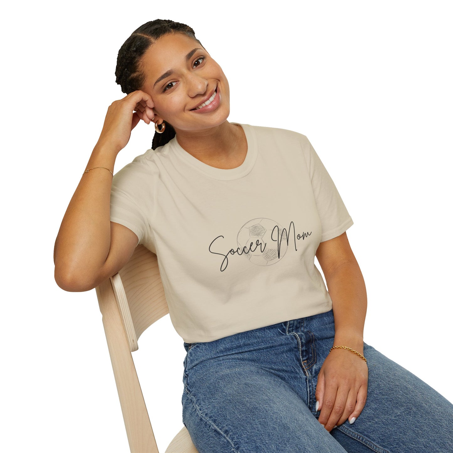 VintageLook Softstyle Soccer Mom T-Shirt