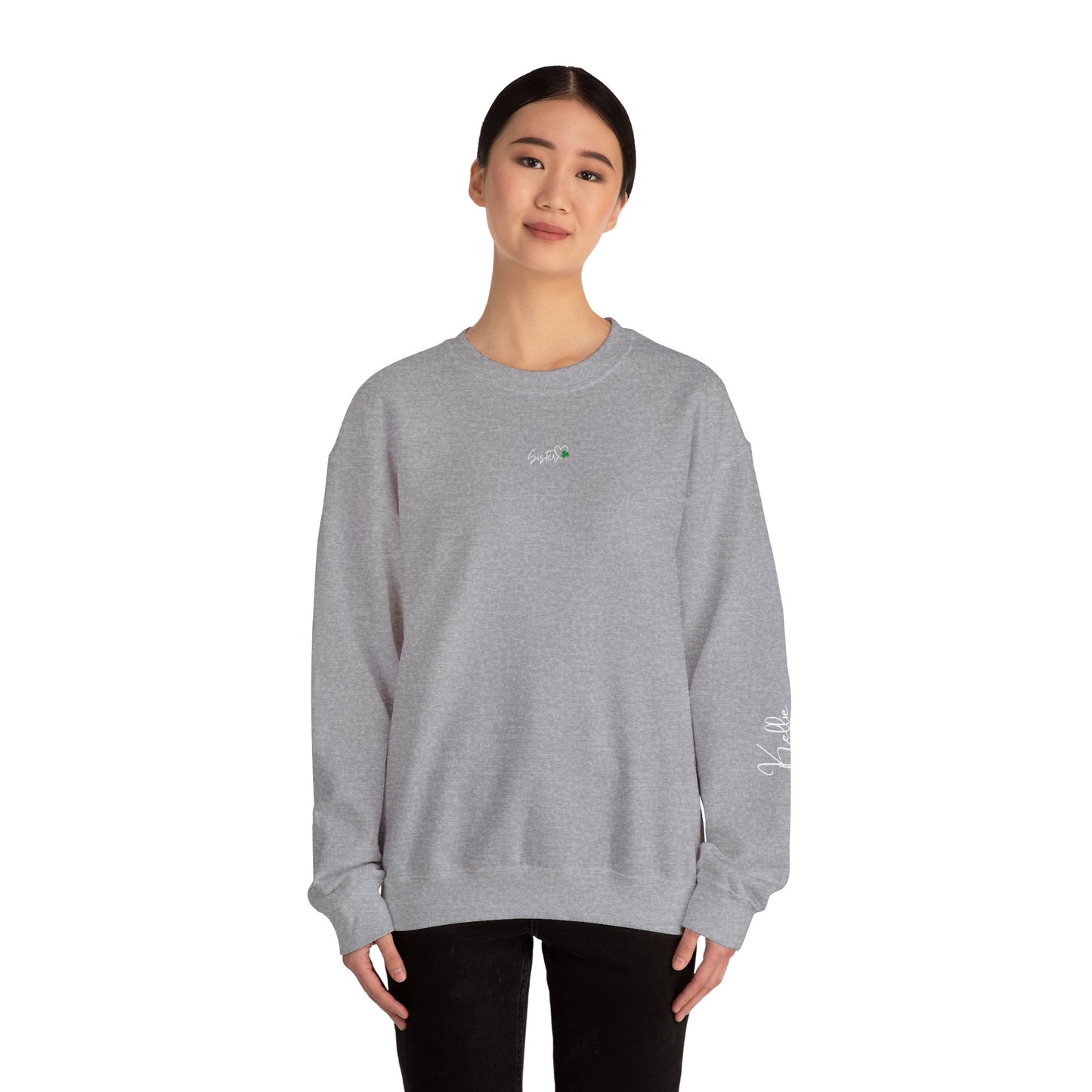 Custom Irish Sisters Sweatshirt Celebrate Sisterhood with a Touch of Irish Charm
