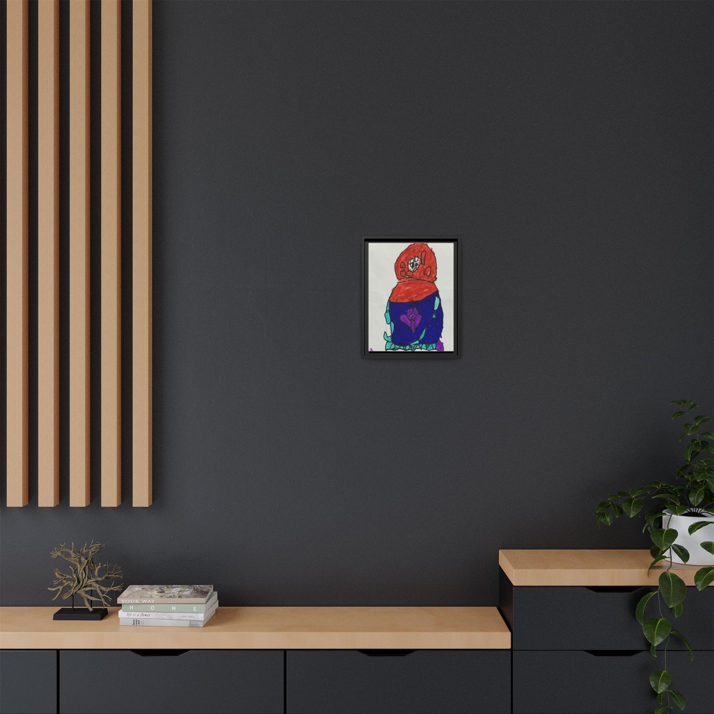 Matryoshka Doll, Babushka Dolls, Russian Nesting Dolls Matte Canvas, Framed (Multi-color)
