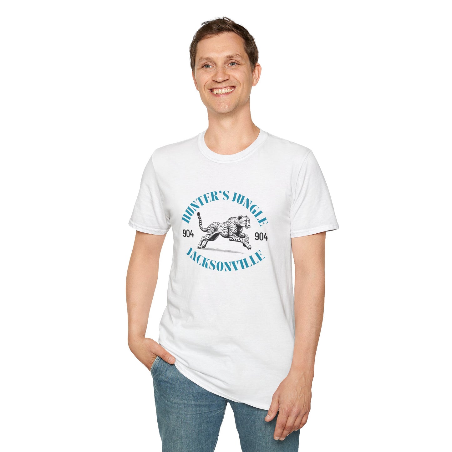 Hunter's Jungle Jacksonville Jags T-Shirt welcoming Travis Hunter NFL Draft Pick