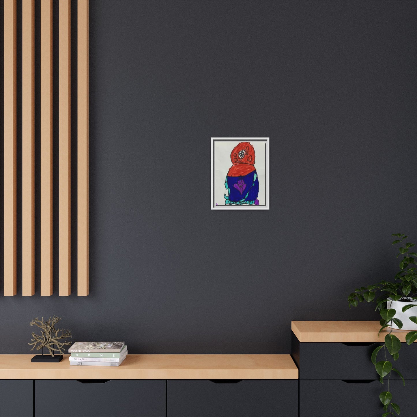 Matryoshka Doll, Babushka Dolls, Russian Nesting Dolls Matte Canvas, Framed (Multi-color)
