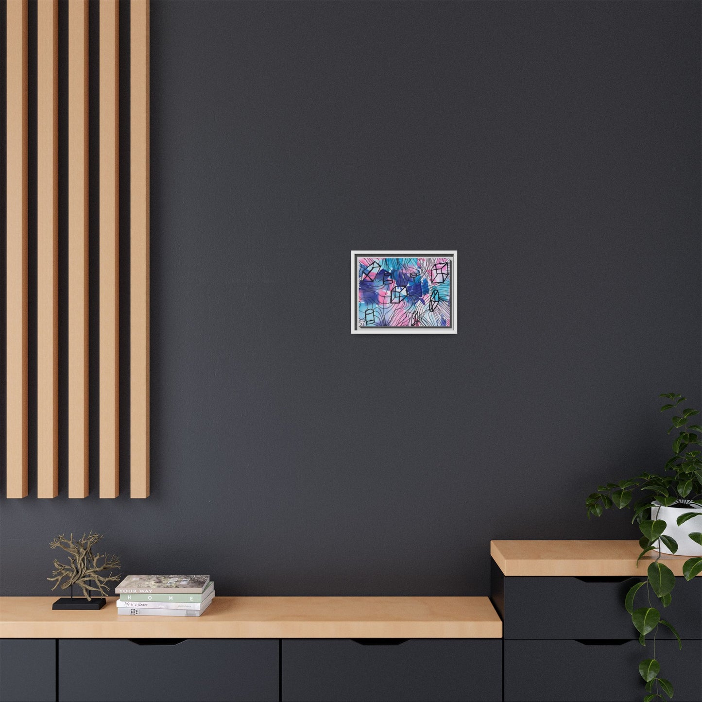 Elements of Art: Form Framed Canvas by Jackson G. Smith