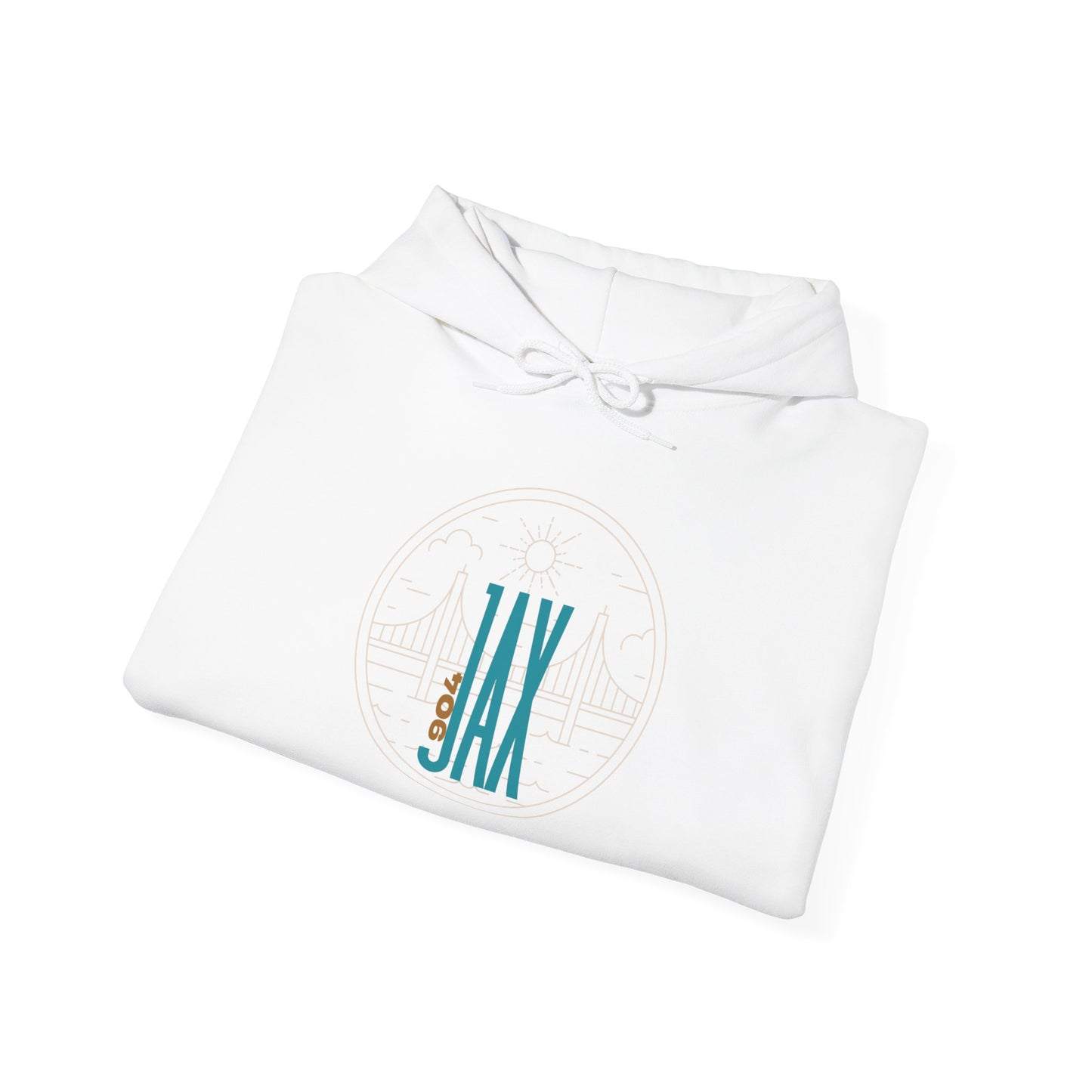 JAX City of Bridges Unisex Heavy Blend™ Hooded Sweatshirt