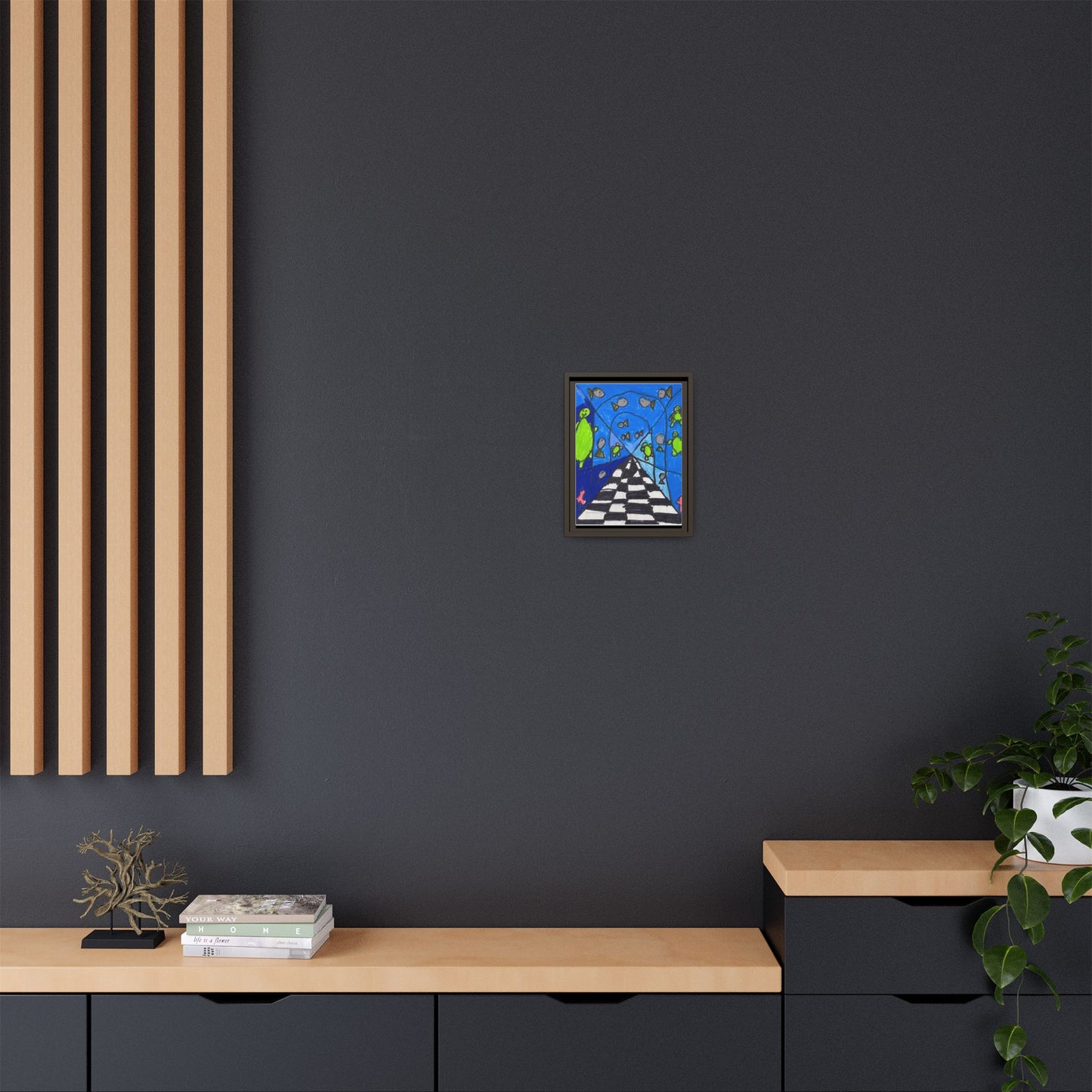 Creating Space Matte Canvas, Framed Art by Jackson Smith