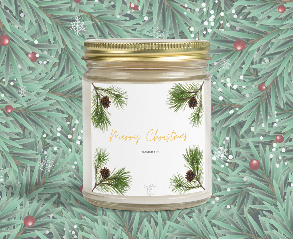 Frasier Fir Candle Pine Tree Candle Christmas Tree Candle