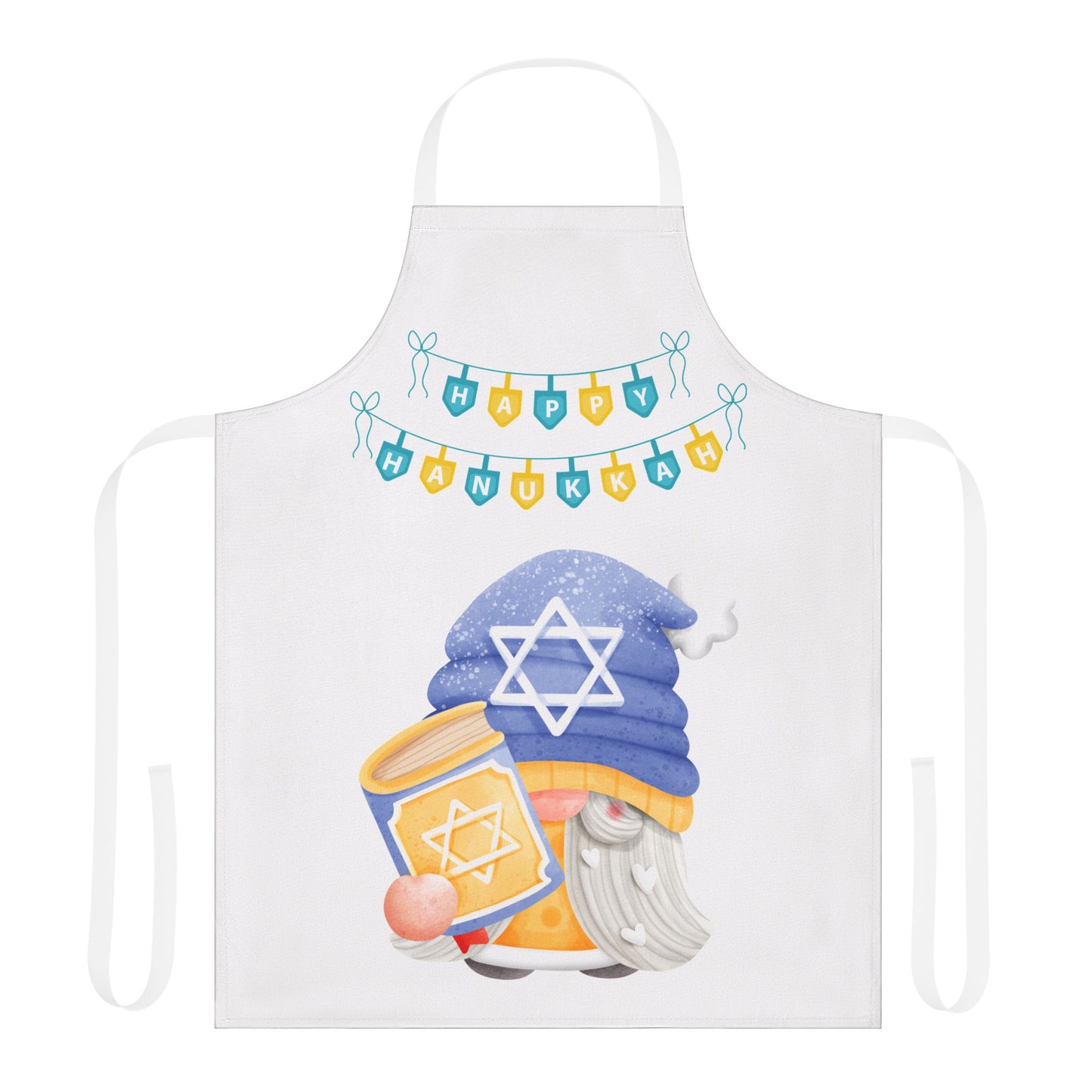 Hanukkah Gnome Apron Gnome Chanukah Print Apron