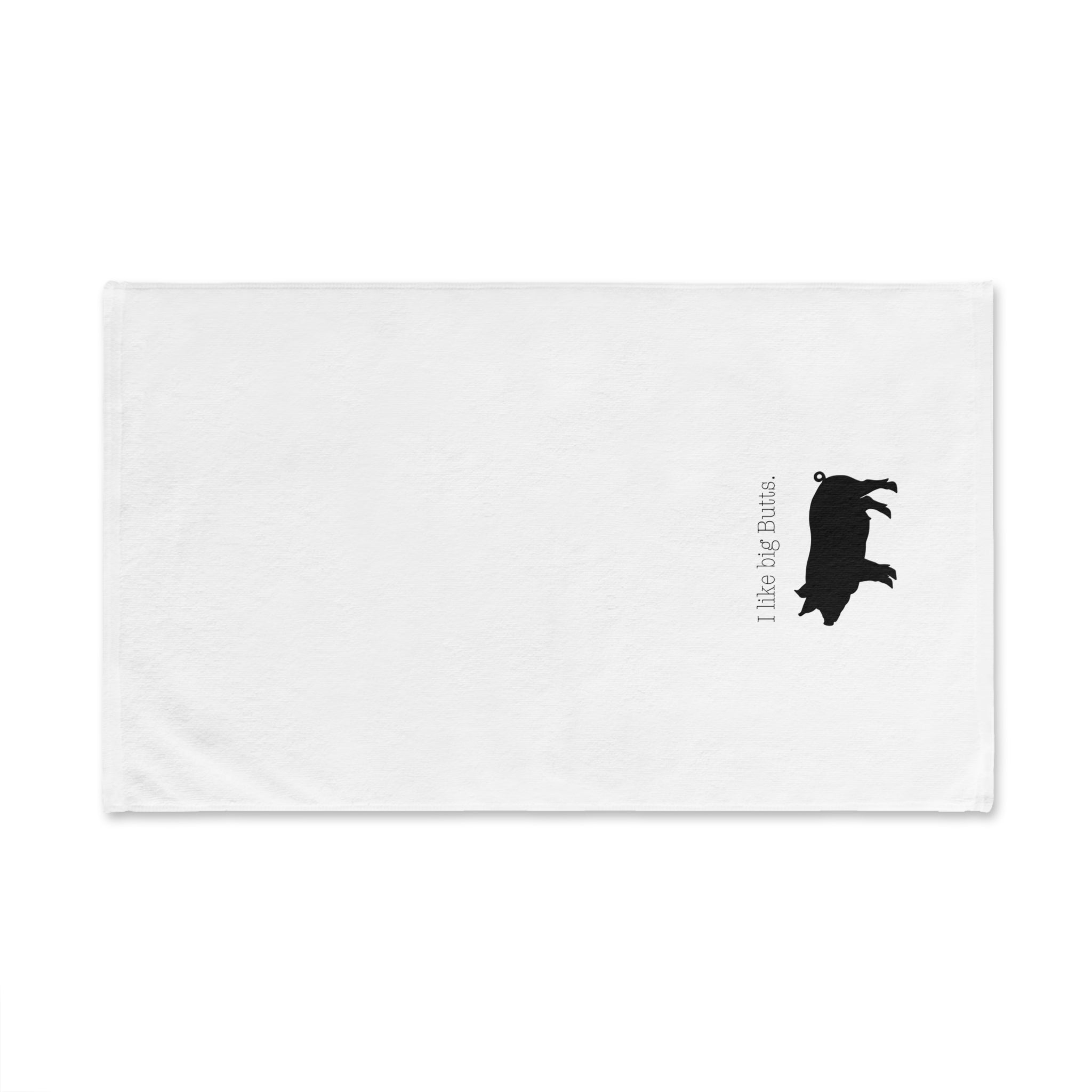 BBQ Kitchen Towel Funny Pig Hand Towel - I Like Big Butts Kitchen Towel, Cute Bathroom Towel, Farmhouse