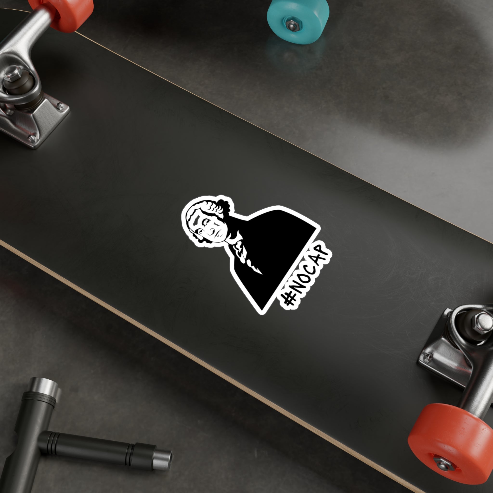 No Cap George Washington Kiss-Cut Vinyl Decals