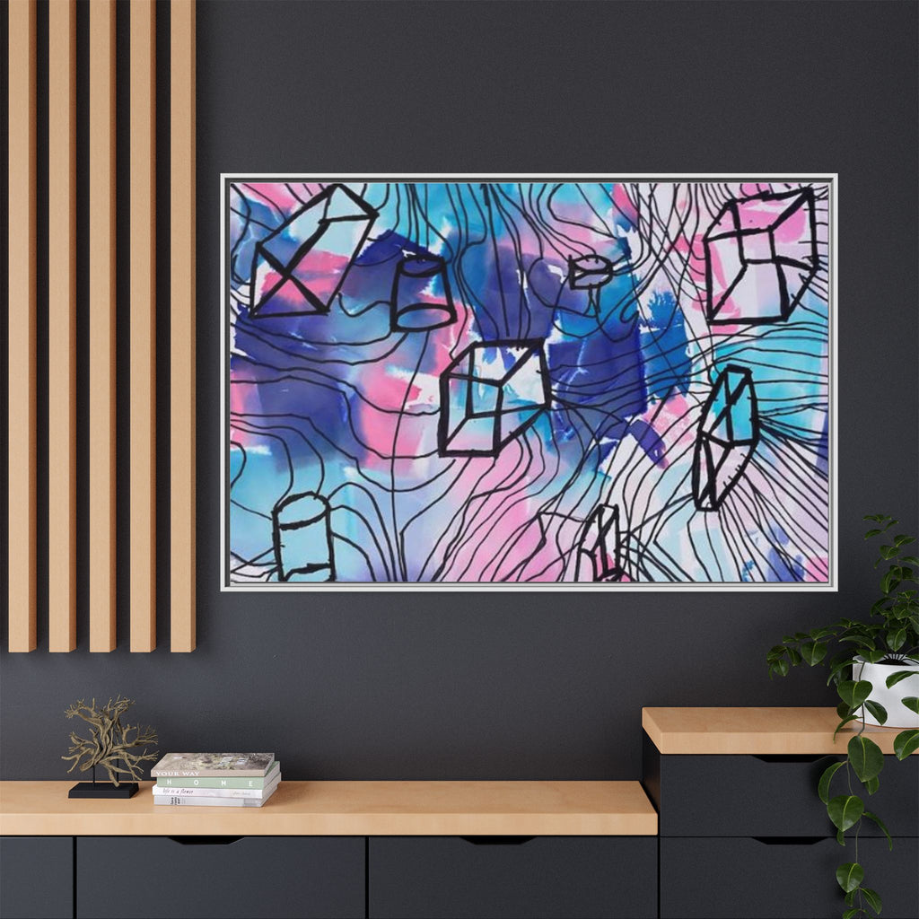 Elements of Art: Form Framed Canvas by Jackson G. Smith