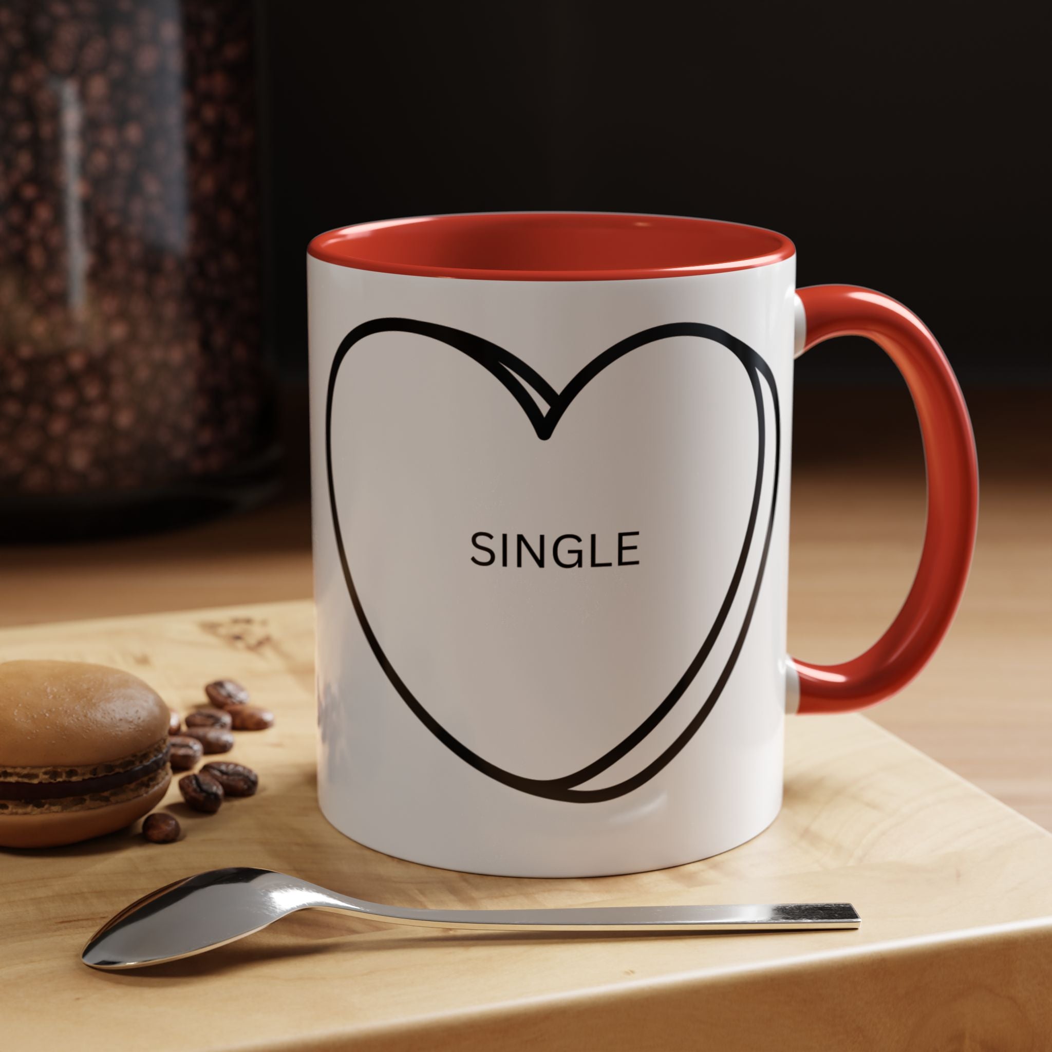 Coffee Mug, Single on Valentine's Mug, Candy Heart Mug, Amazon Prime Mug, Valentine's Day Mug, Gift for Single Friend