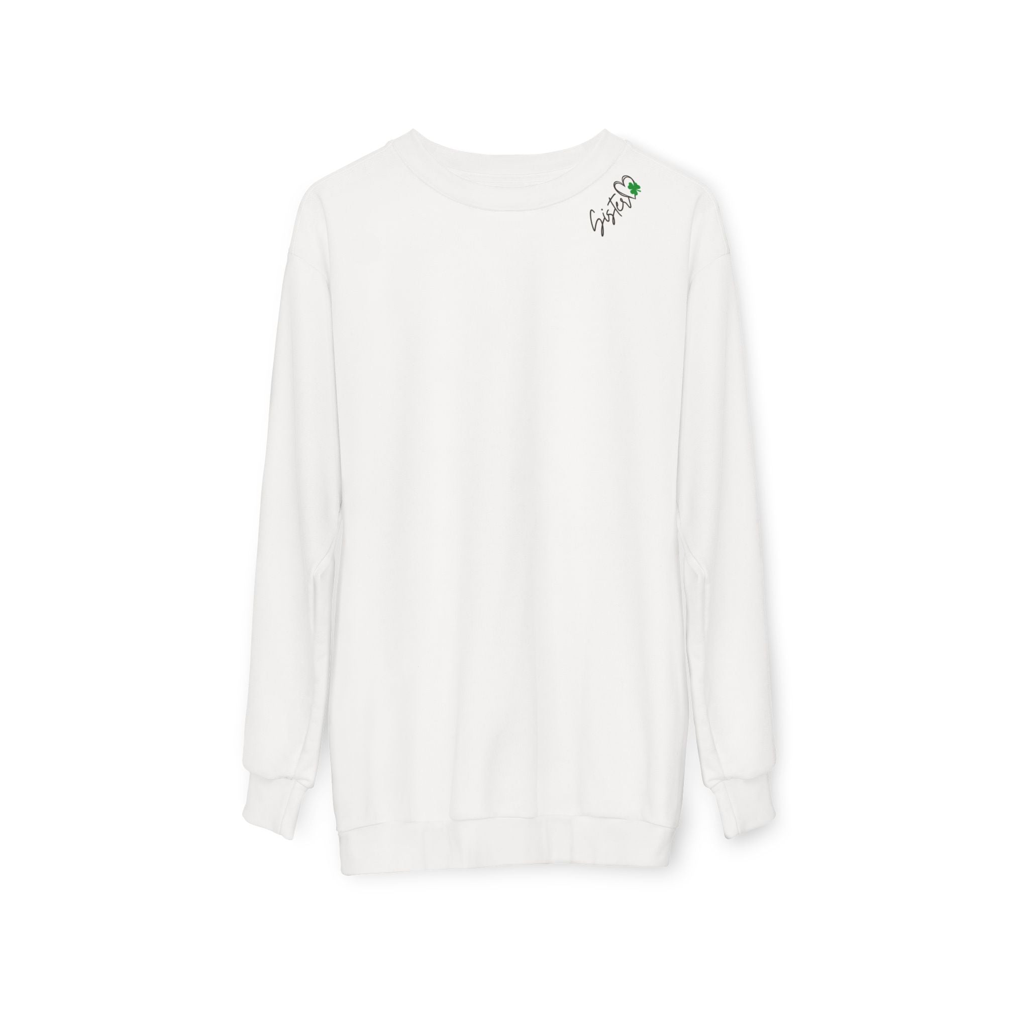 Custom Irish Sisters or Shamrock Siblings Design Sweatshirt