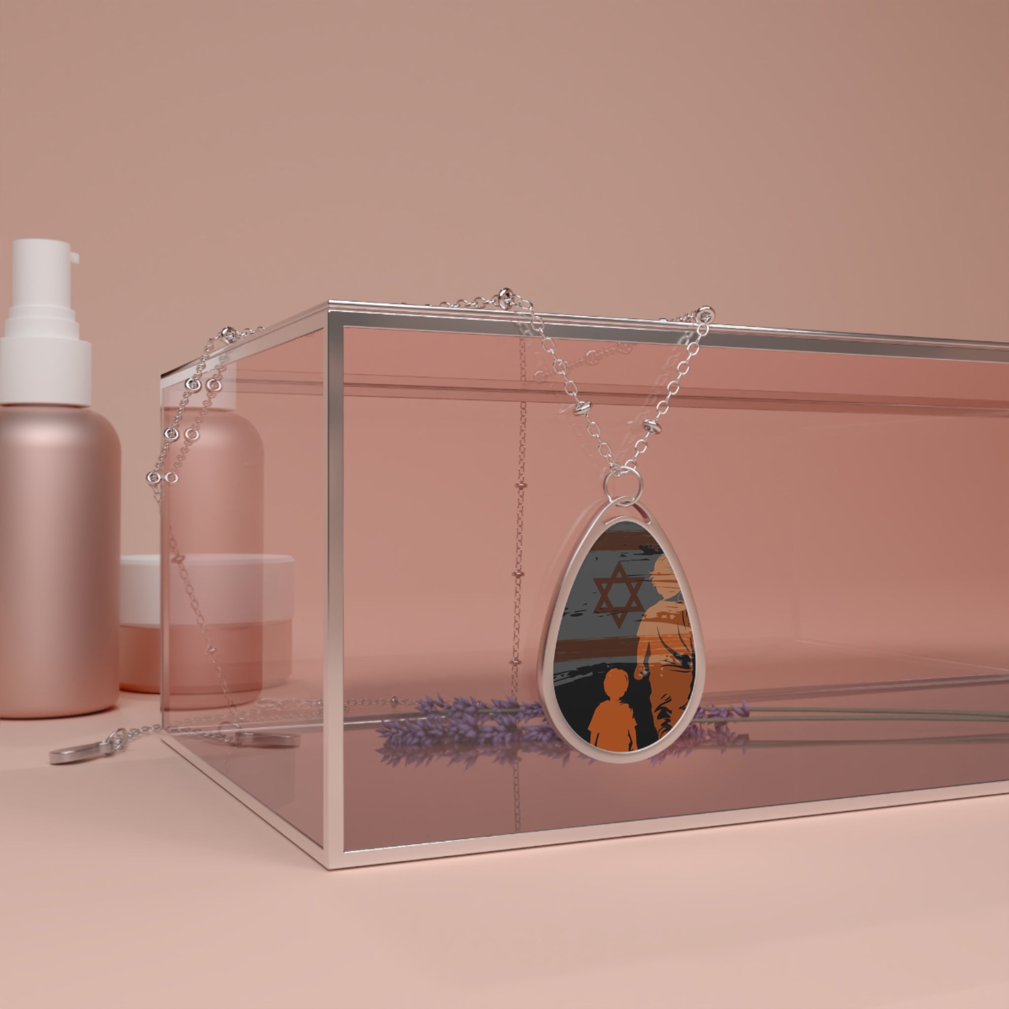 The Bibas Memorial Necklace, Bibas Family, Necklace remembering The Bibas Family