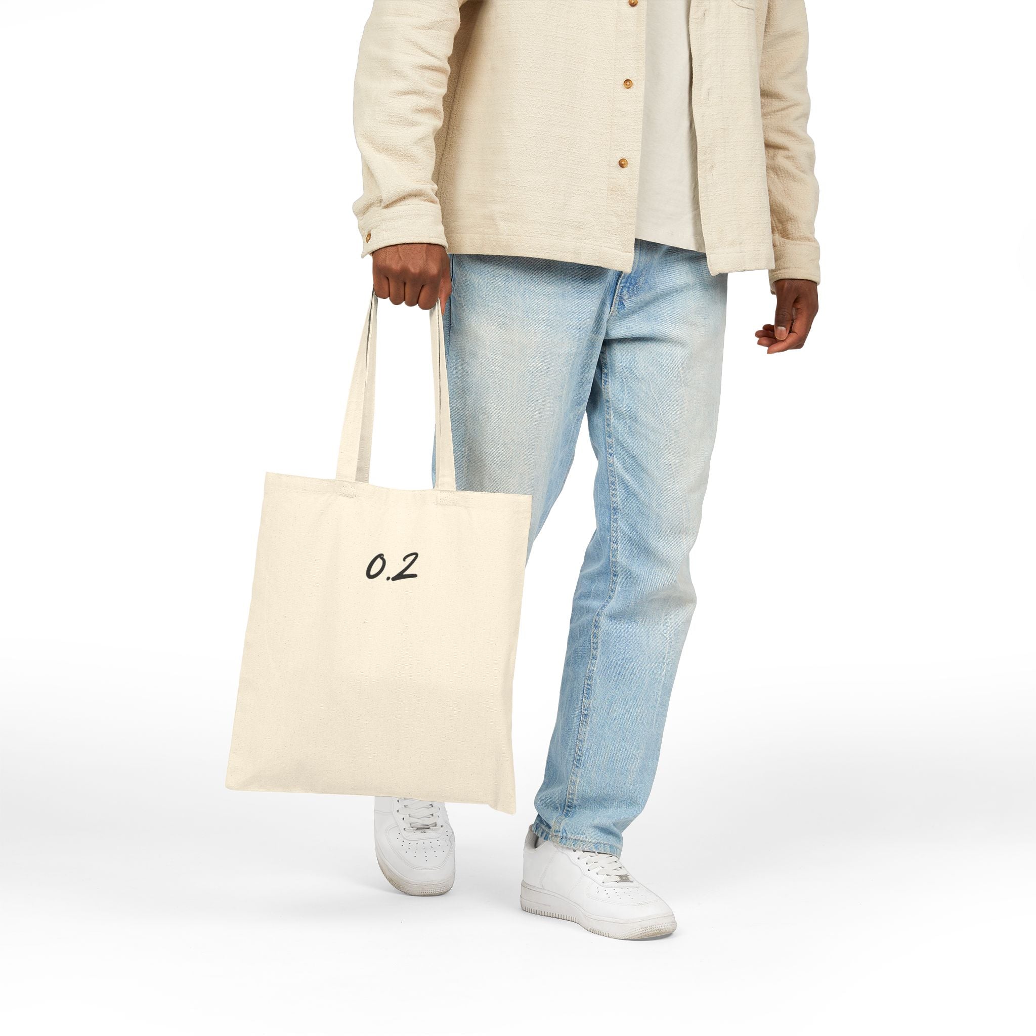 Zero Point Two Eco-Friendly Cotton Canvas Tote Bag - 0.2 Tote Bag