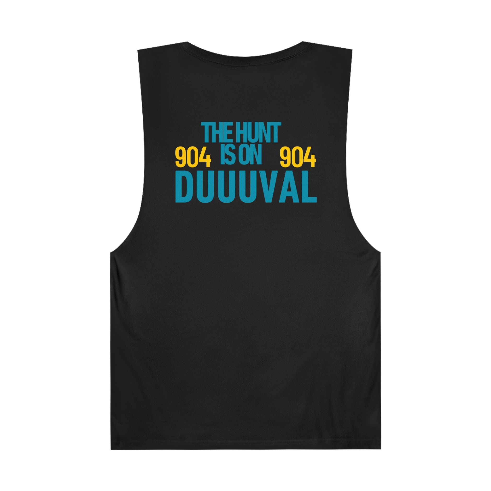 The Hunt is On Duuuval Sleevelss Shirt The Hunt is On Muscle Shirt Duuuval Jags Workout Top