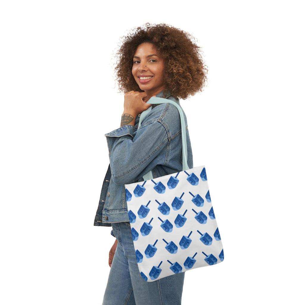 Hanukkah Canvas Tote Bag Dreidel Canvas Tote Bag Hanukkah Gift Bag