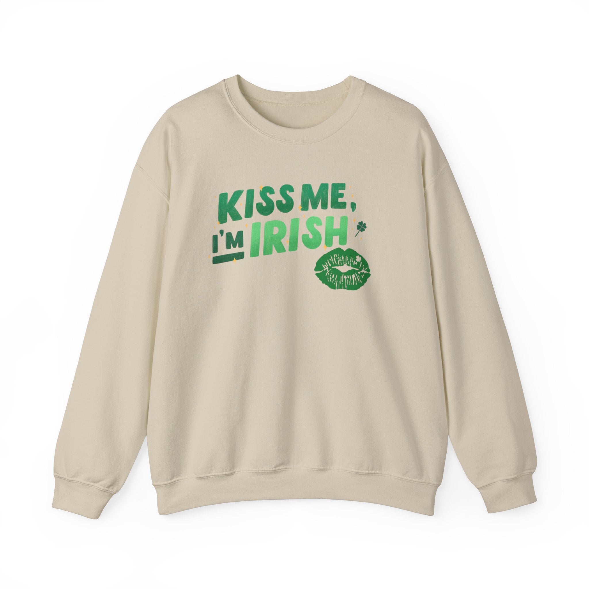Kiss Me, I'm Irish Sweatshirt - Unisex St. Patrick's Day Crewneck