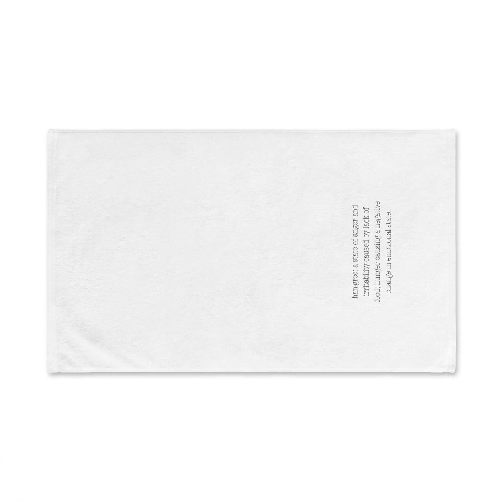 Hangry Definition, Hungry or Hangry Humorous Kitchen Towel Hangry Hand Towel for Kitchen