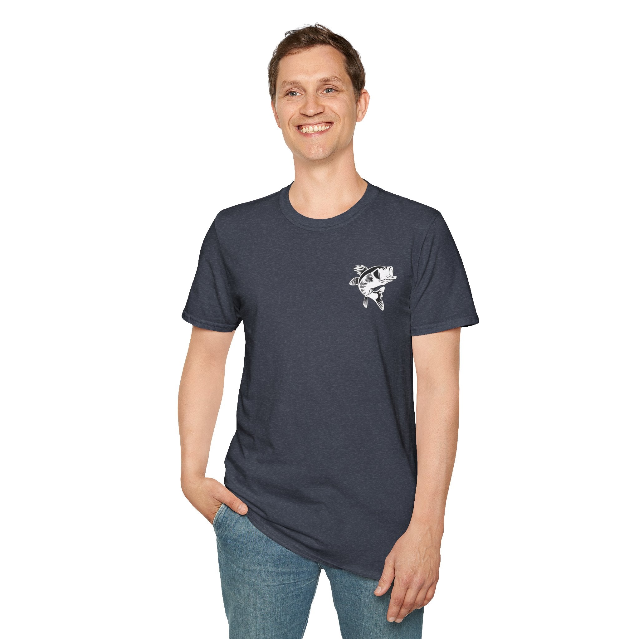 A Reel Expert Fishing Tee Unisex Softstyle T-Shirt