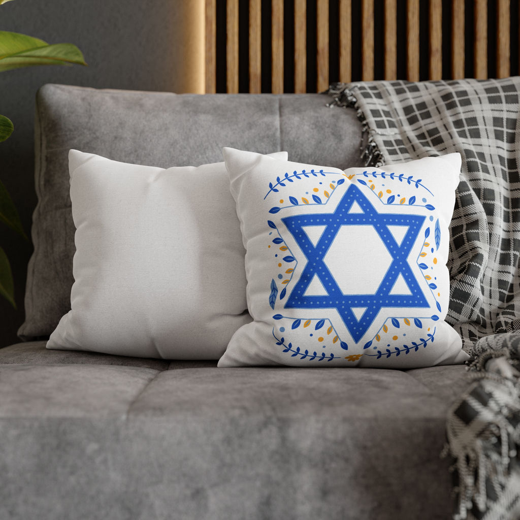 Hanukkah Square Pillowcase Hanukkah Decor Pillow Covers