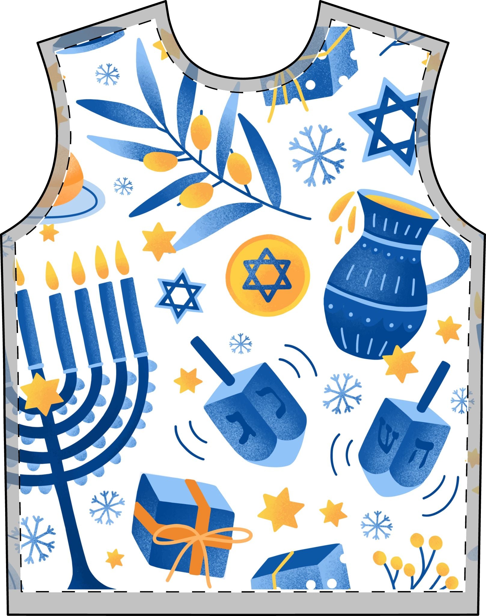 Bubbe's Design adult Hanukkah Pajama Set Chanukah Pajamas for Adults