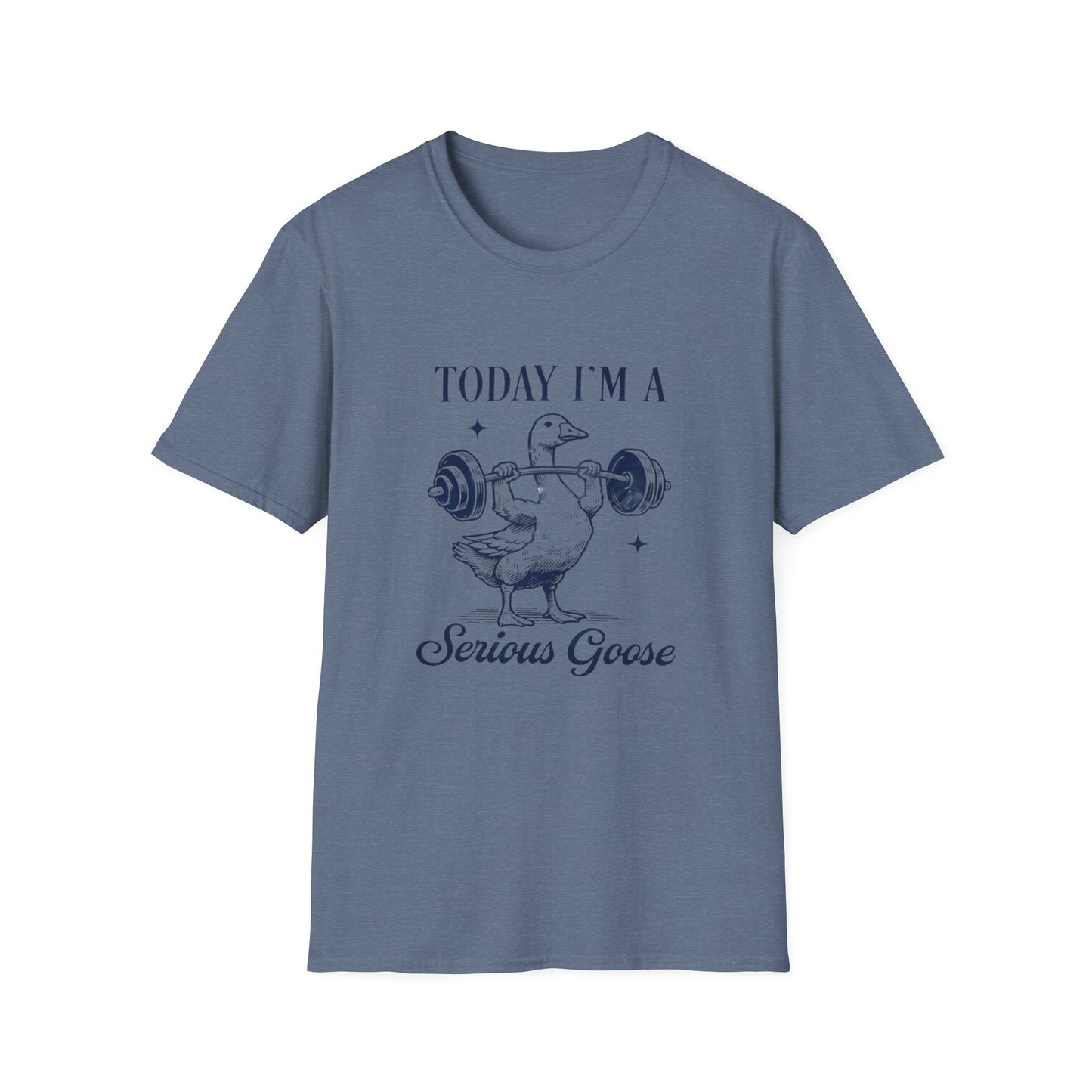 Serious Goose Tee Serious Goose Soft Vintage Style Tee, Funny Goose T-shirt